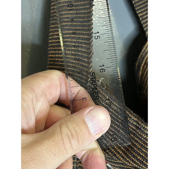 Handmade Woven Shoulder Bag Womens One Size Brown Boho Fringe Crossbody Tribal - Picture 6 of 8